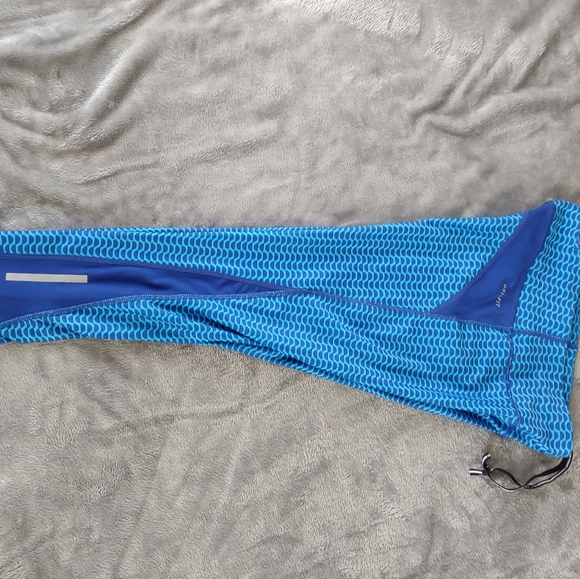 Blue Nike Running Dri-Fit Crop Leggings XS - Picture 8 of 11